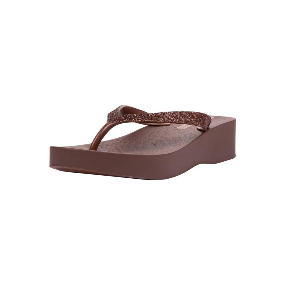NEW IPANEMA women's mesh chic platform sandal in brown